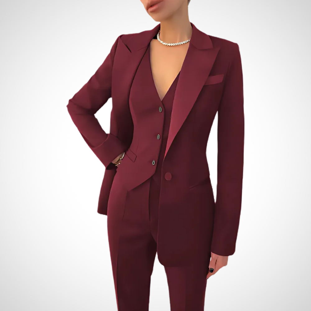 Stylish Women's 3 Piece Business Suit