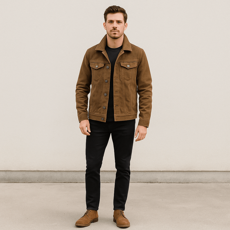 Casual Fit Mens Denim Jacket