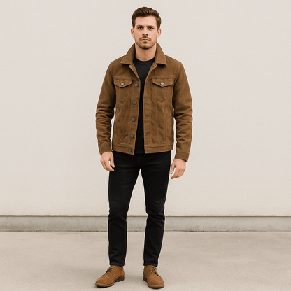 Casual Fit Mens Denim Jacket