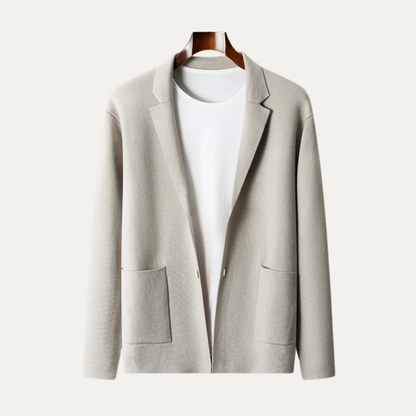 Relaxed Fit Men's Open Front Cardigan Sweater