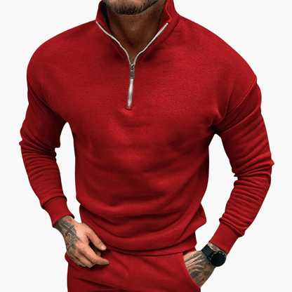 Soft Men's Fleece Zip-Up Jacket