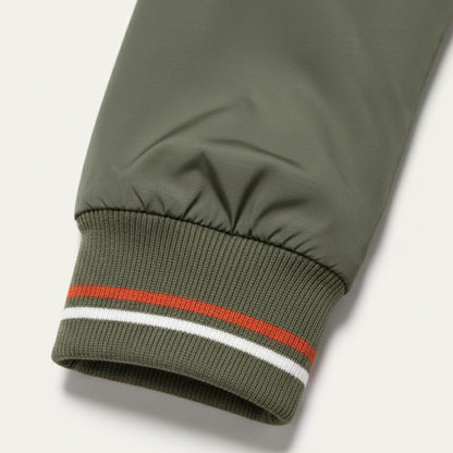 Slim Fit Mens Casual Bomber Jacket Zip Up