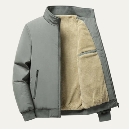 Slim Fit Men's Zipper Jacket Coat