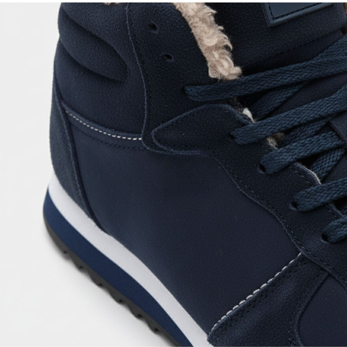 Comfortable Men's Insulated Fleece Ankle Boots