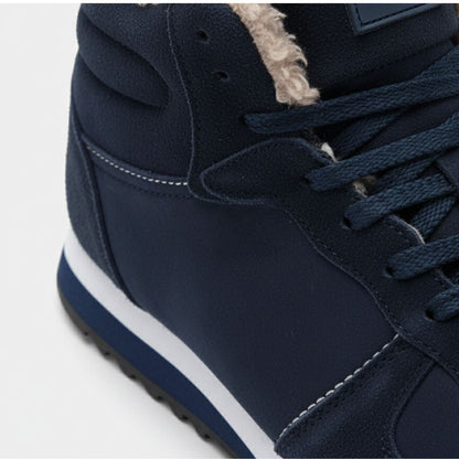 Comfortable Men's Insulated Fleece Ankle Boots