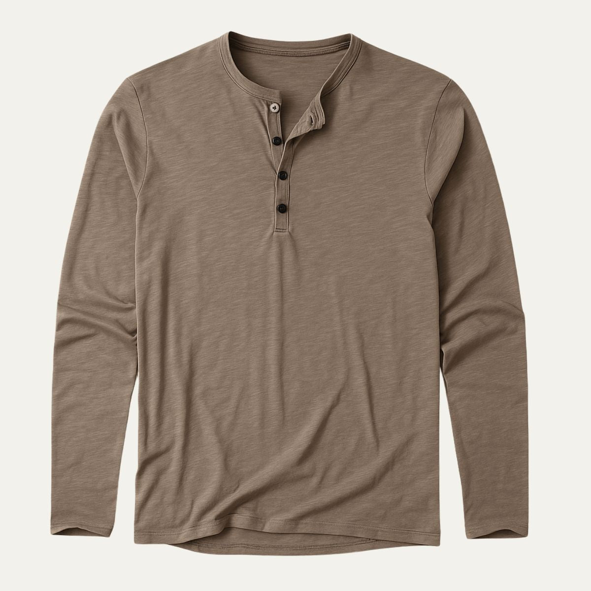 Classic Men's Long Sleeve Cotton Polo Shirt