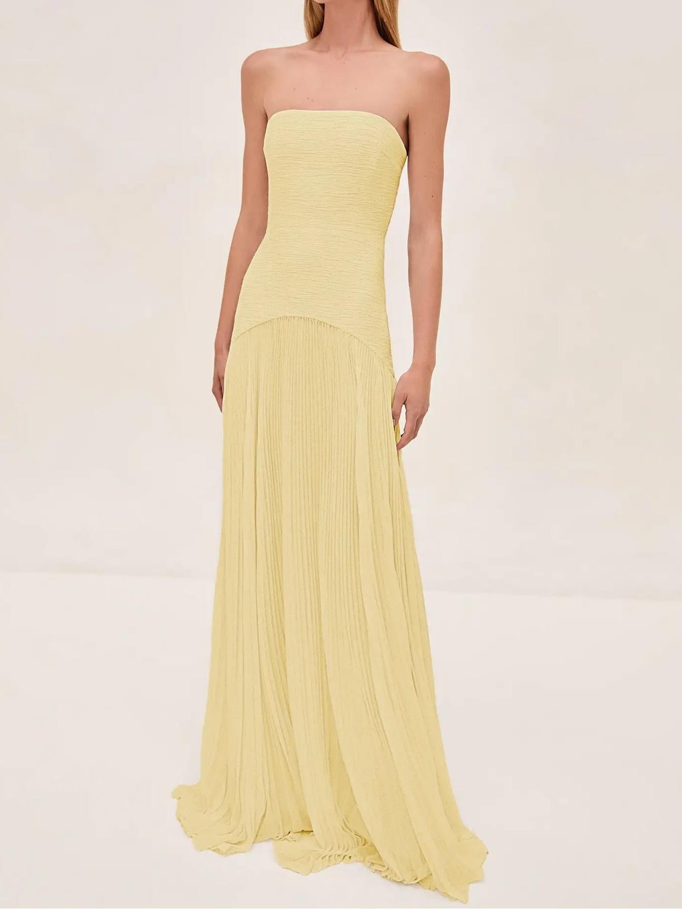 Red Off The Shoulder Flowy Evening Dress