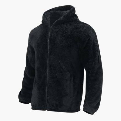 Warm Hooded Zip Up Mens Jacket