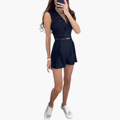 Chic Womens Jumpsuit - Sleeveless Modern Design