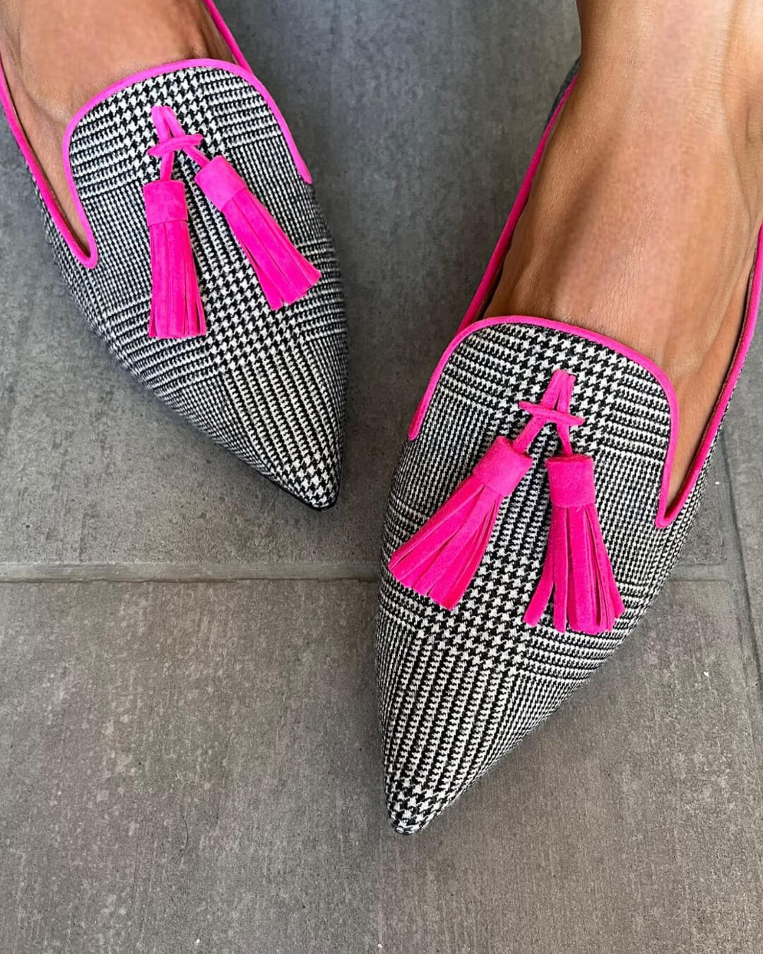 Chic Tassel Slip On Shoes