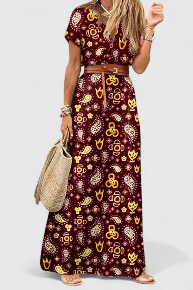 Chic Flared Evening Dress