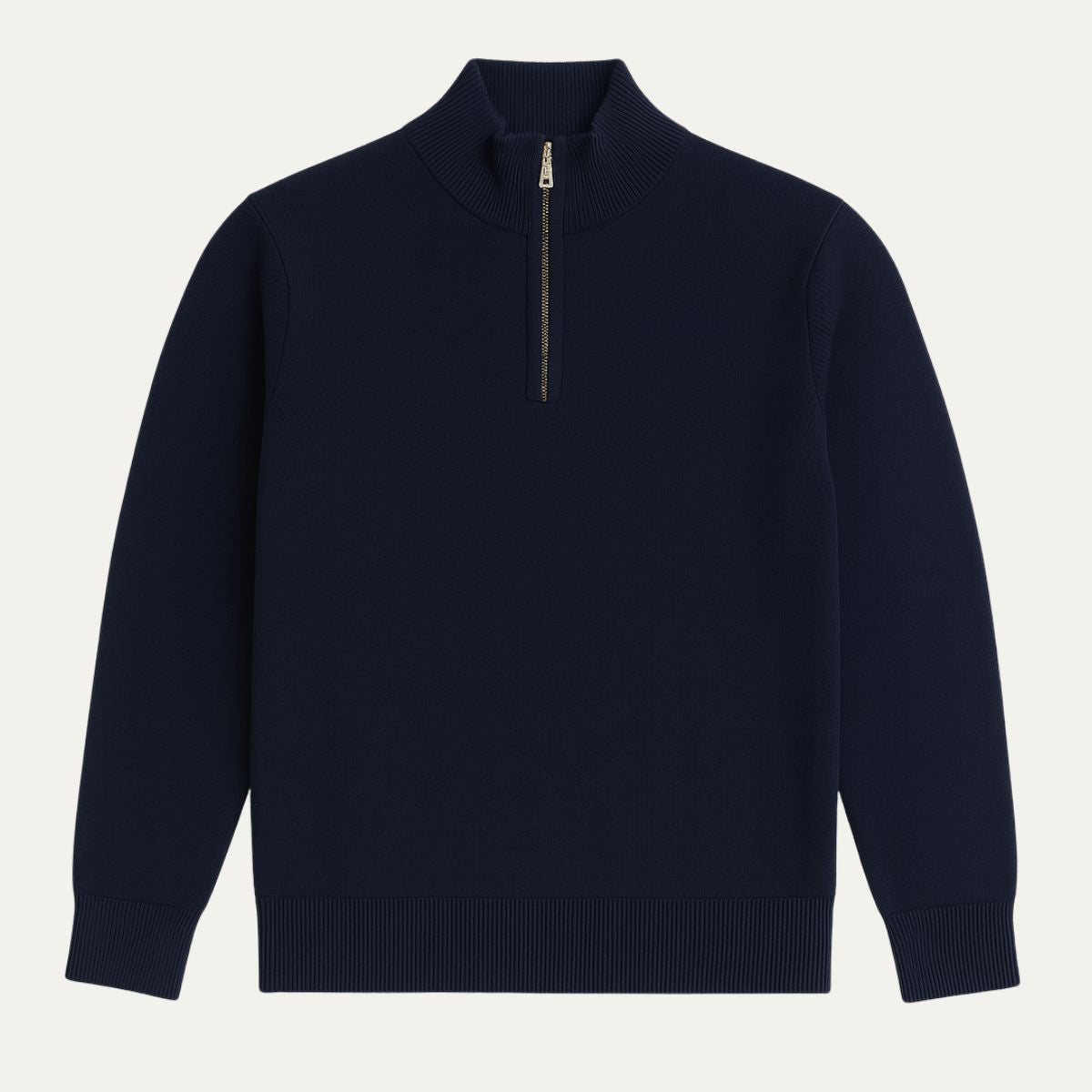 Classic Quarter Zip Men's Sweater