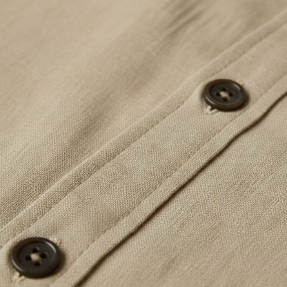 Classic Men's Relaxed Fit Linen Shirt