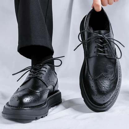 Luxury Mens Genuine Leather Oxford Shoes