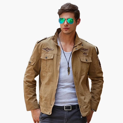 Tactical Zip Up Army Jacket for Men