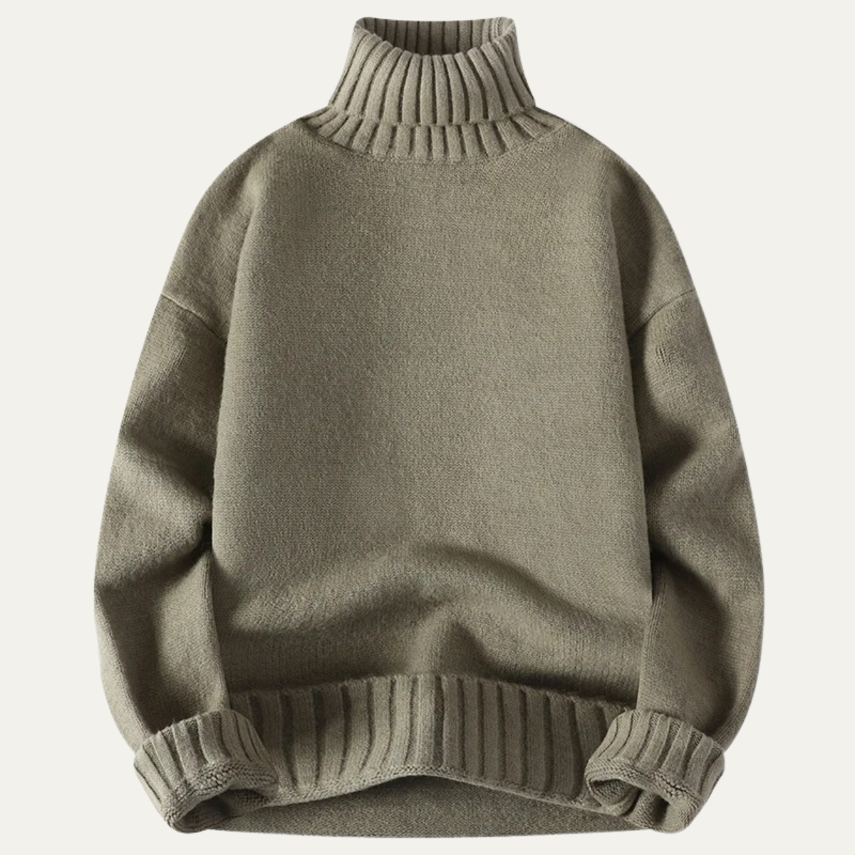 Cozy Men's Thick Crew Neck Winter Sweater
