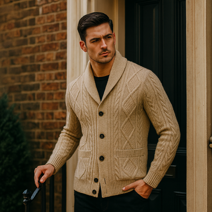 Stylish Men's Cardigan Sweater