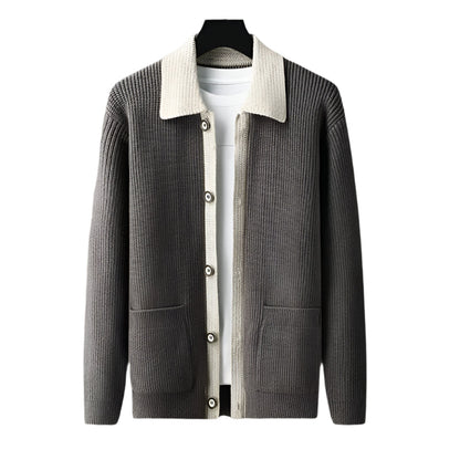 The Inverness Elegant Cardigan with Pockets-The British Gentlemen