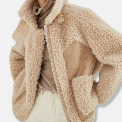 Soft Warm Women's Shearling Coat