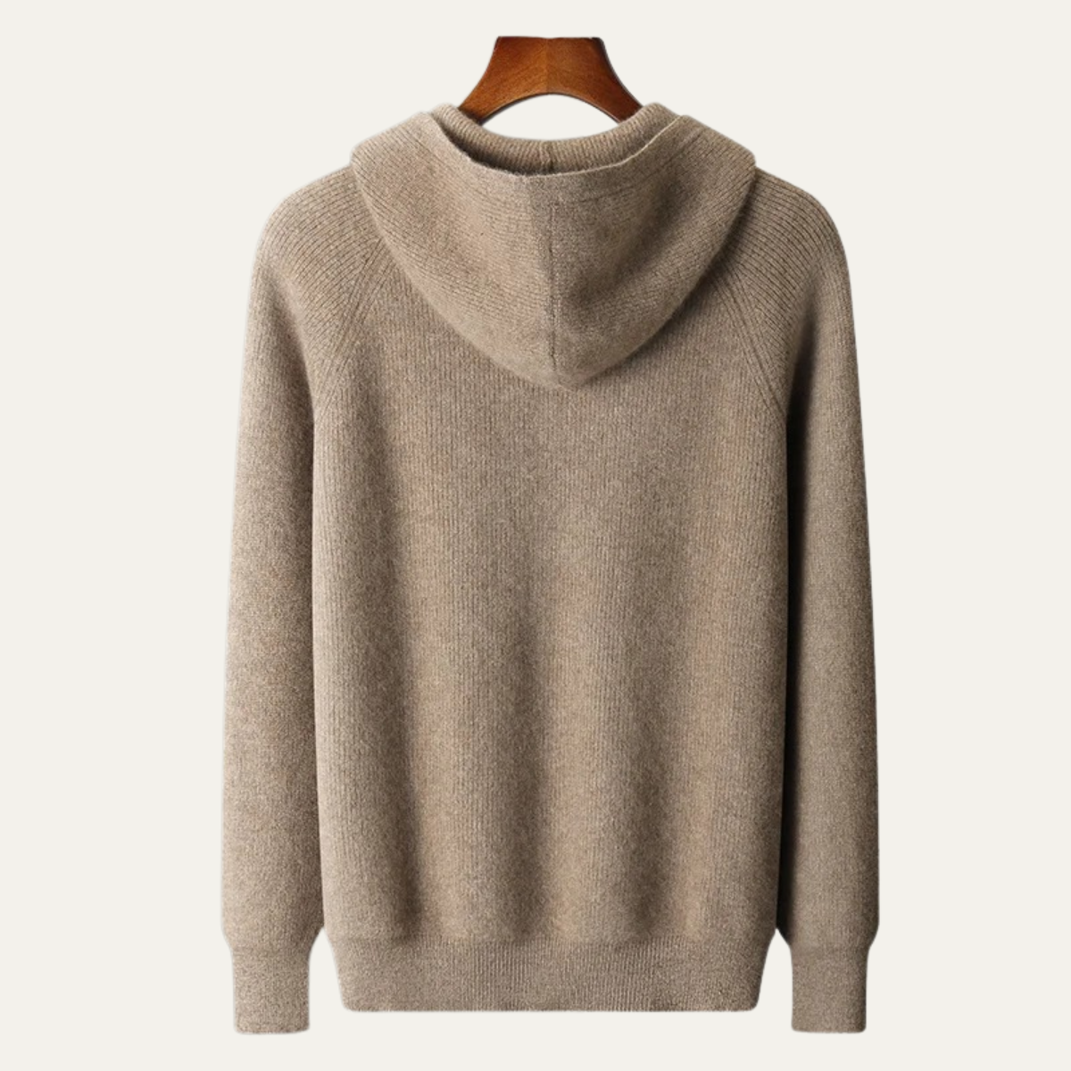 Warm Mens Merino Wool Zipper Sweater