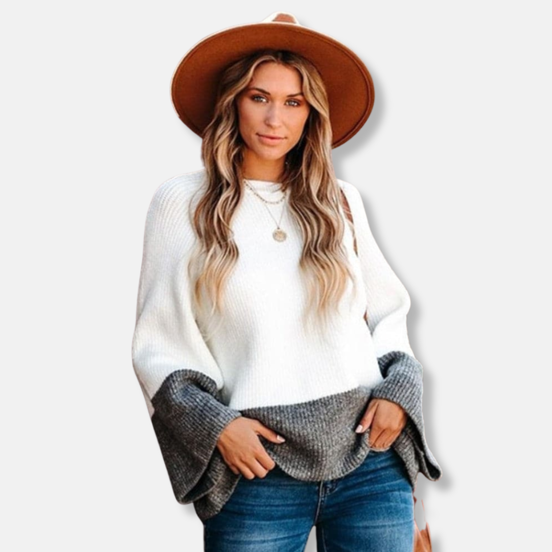 Casual Oversized Crew Neck Sweater