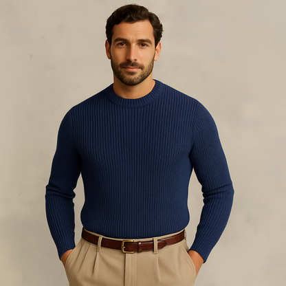 Soft Merino Wool Crew Neck Sweater