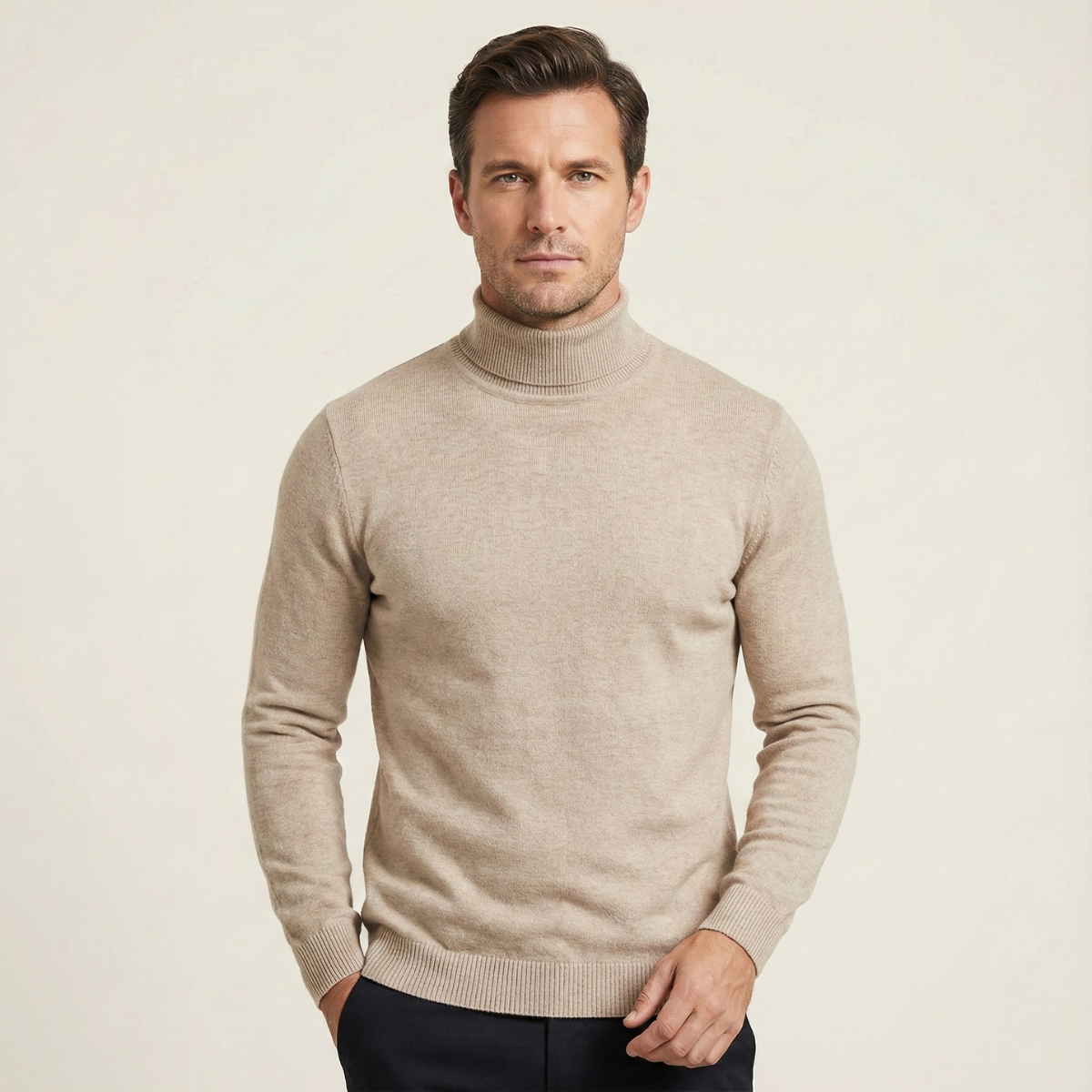 Men's Classic Fit Crew Neck Jumper Sweater