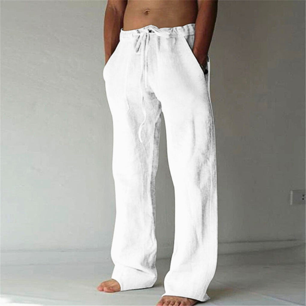 Relaxed Fit Elastic Waist Lounge Pants