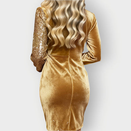 Chic Uneven Hem Cocktail Dress