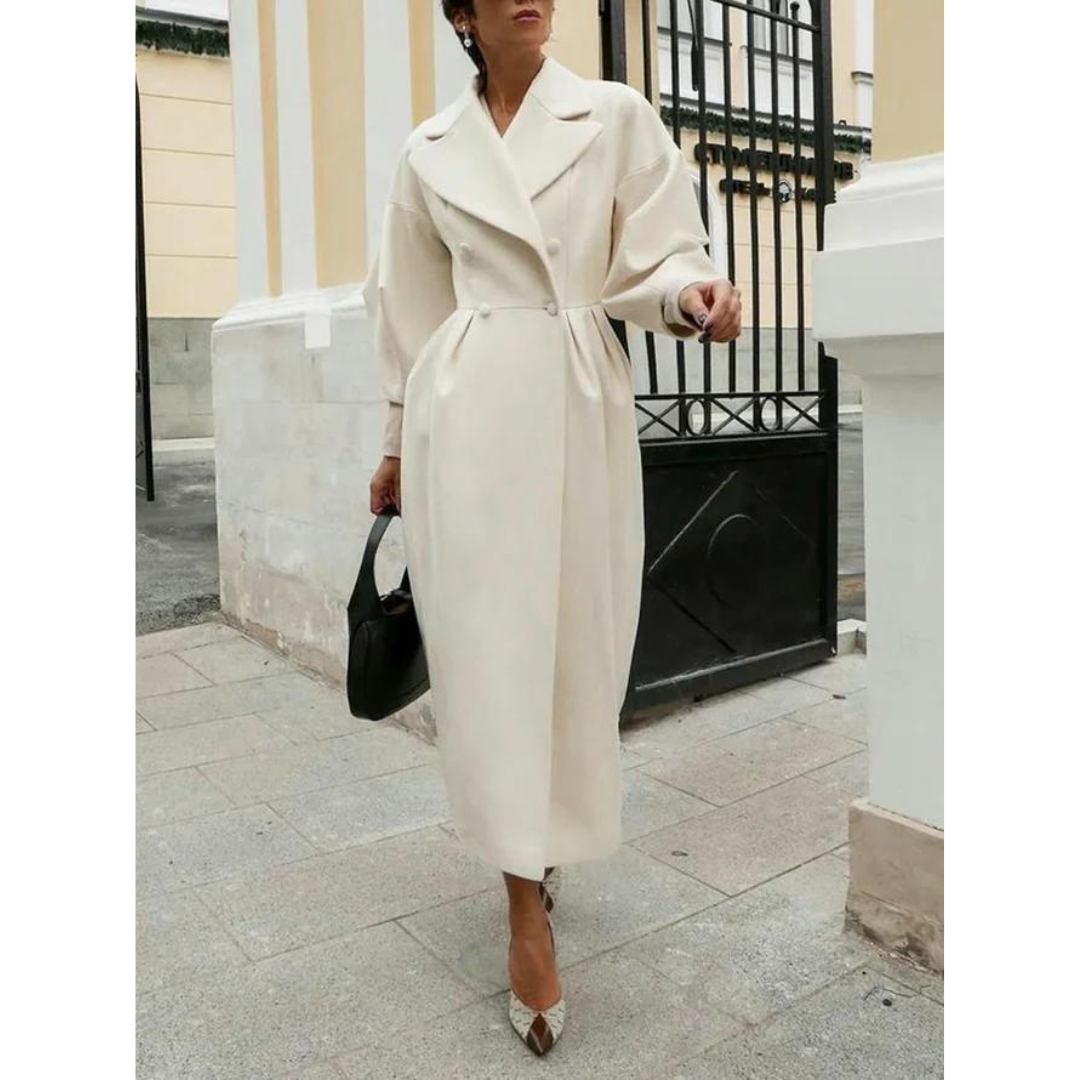 Classic Double Breasted Women's Overcoat