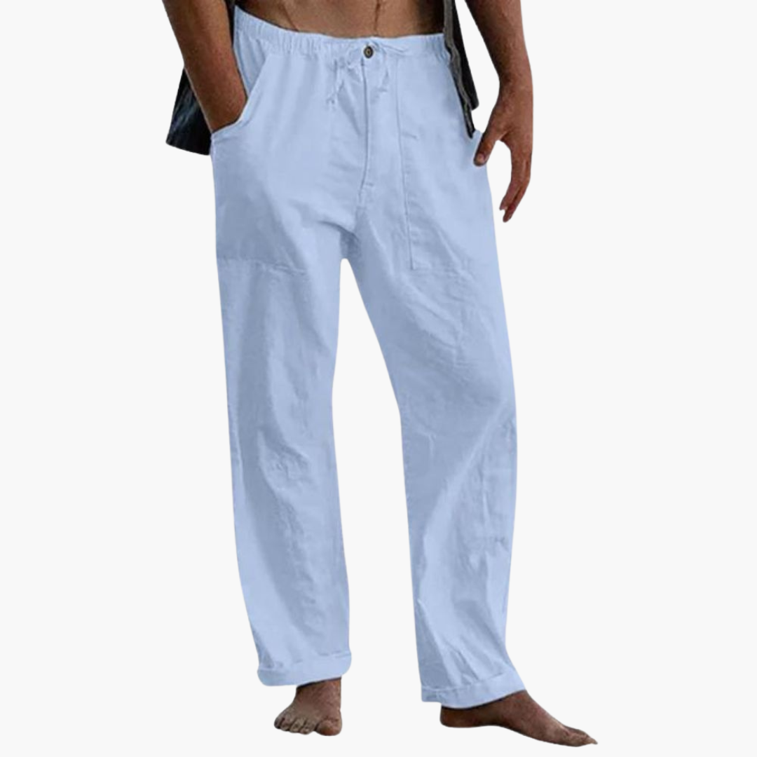 Comfortable Casual Mens Pants Loose Fit Waist