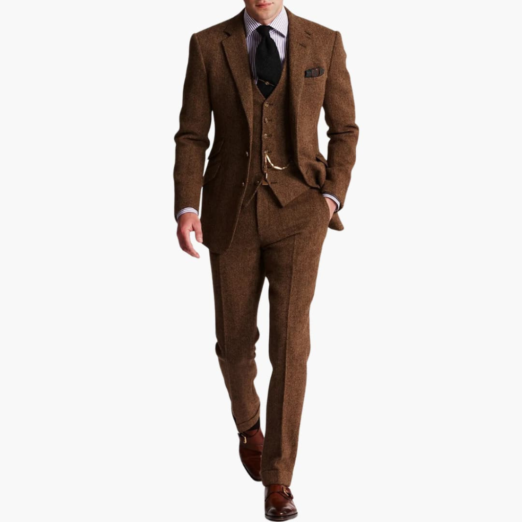 Classic 2 Piece Men's Business Suit Set