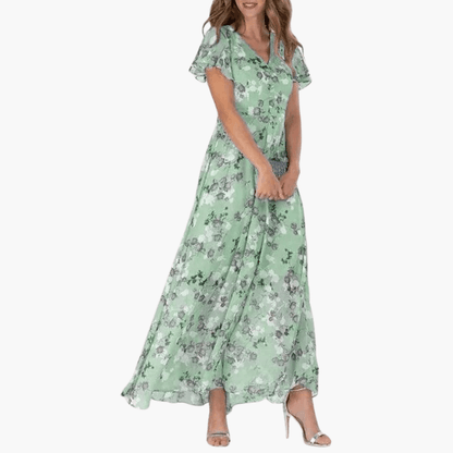 Lovely Women's Floral Sundress Lightweight and Breathable