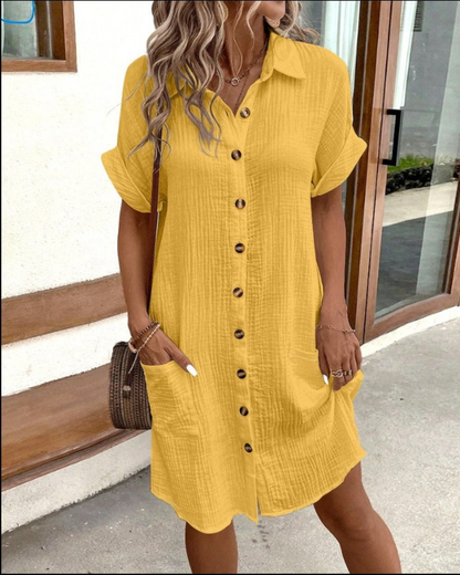 Comfortable Casual Short Sleeve Dress