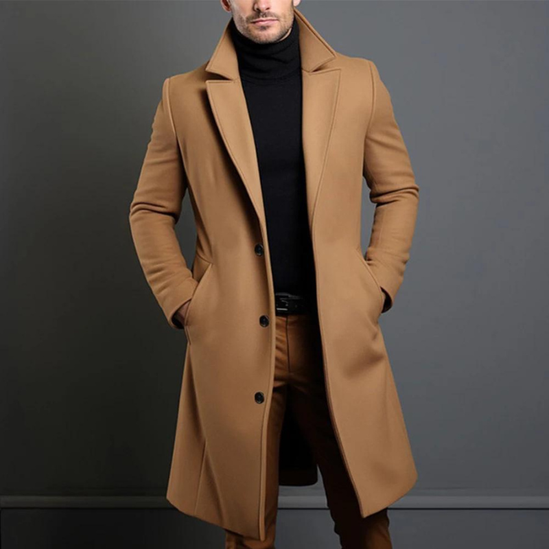 Classic Men's Button Down Parka Coat - Nocini
