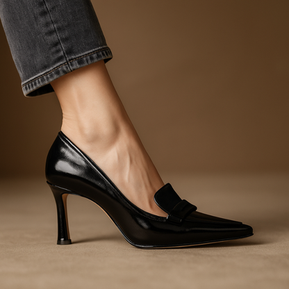 Ladies High Heels with Ankle Straps - Nocini