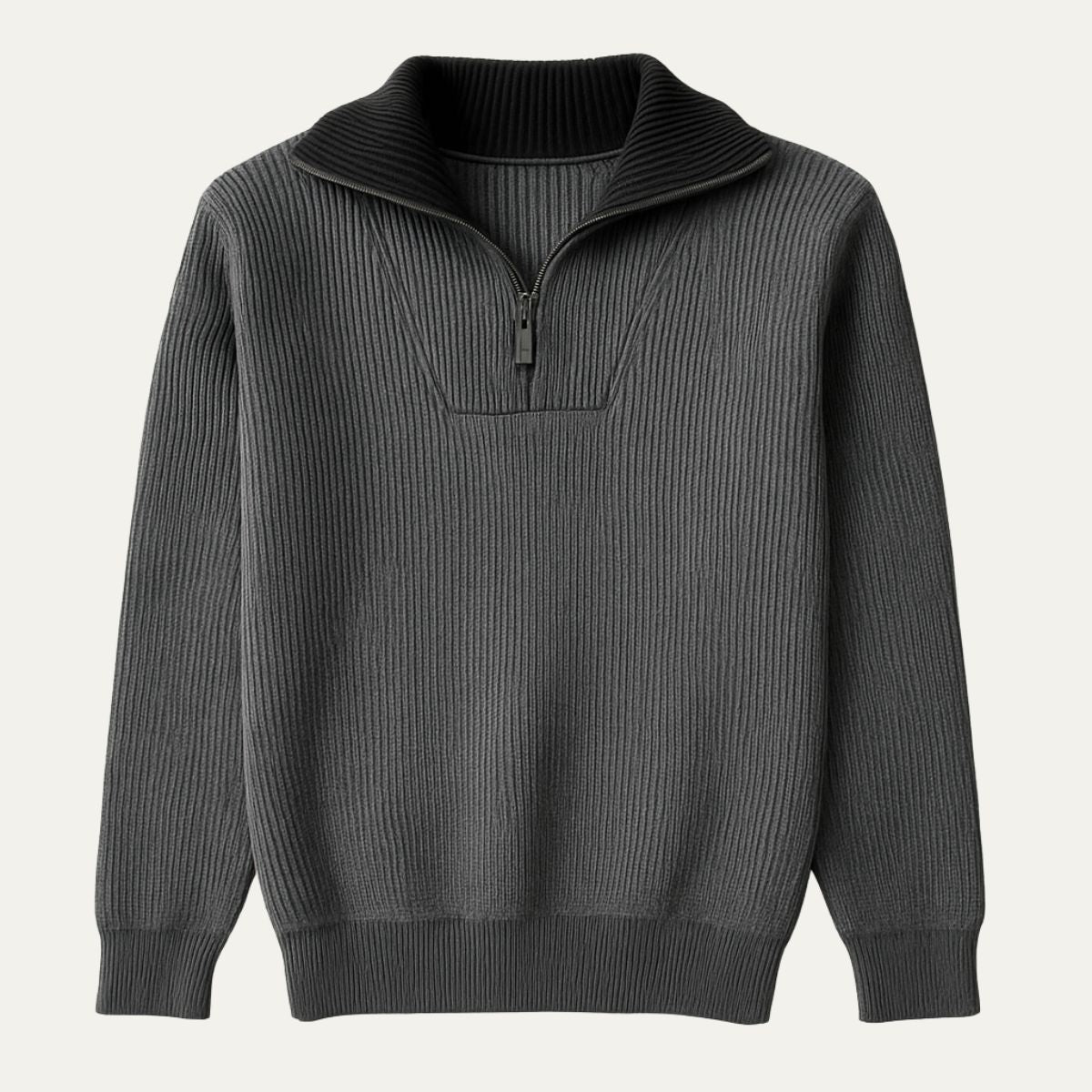Warm Quarter Zip Mens sweater