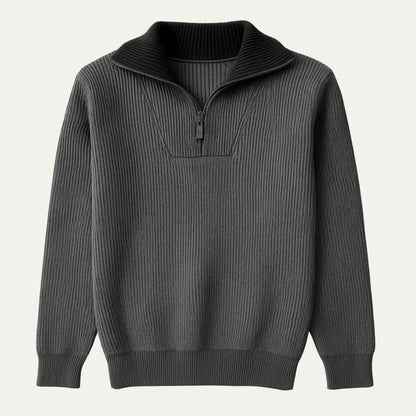 Warm Quarter Zip Mens sweater
