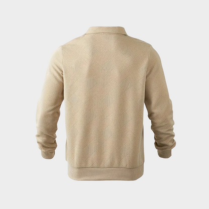 Classic Mens Quarter Zip Sweater
