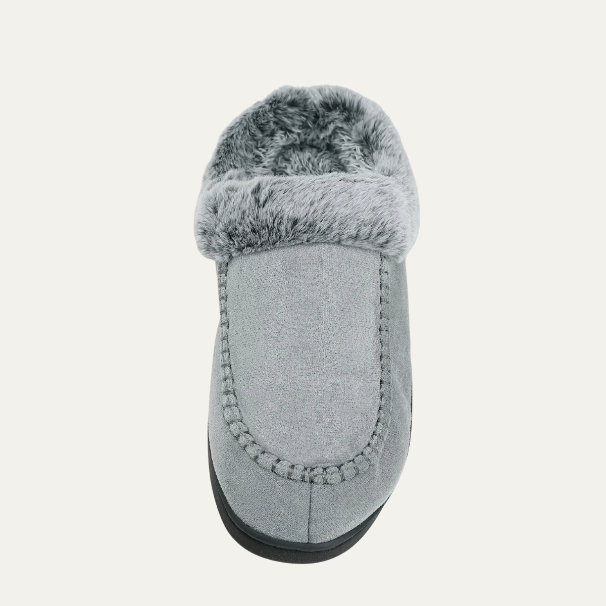Warm Mens Faux Fur Lined House Slippers