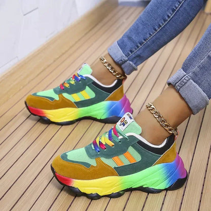 Fashionable Colorful High Top Sneakers