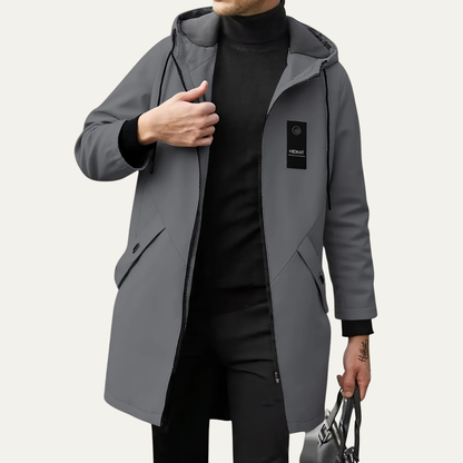 Waterproof Windbreaker Hooded Raincoat For Men