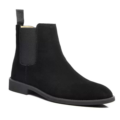 Luxury Suede Ankle Chelsea Boots for Women