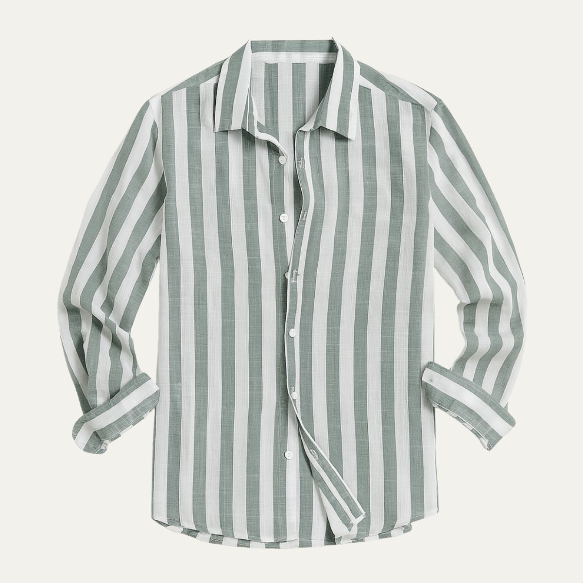 Classic Cotton Stripe Mens Shirt - Nocini