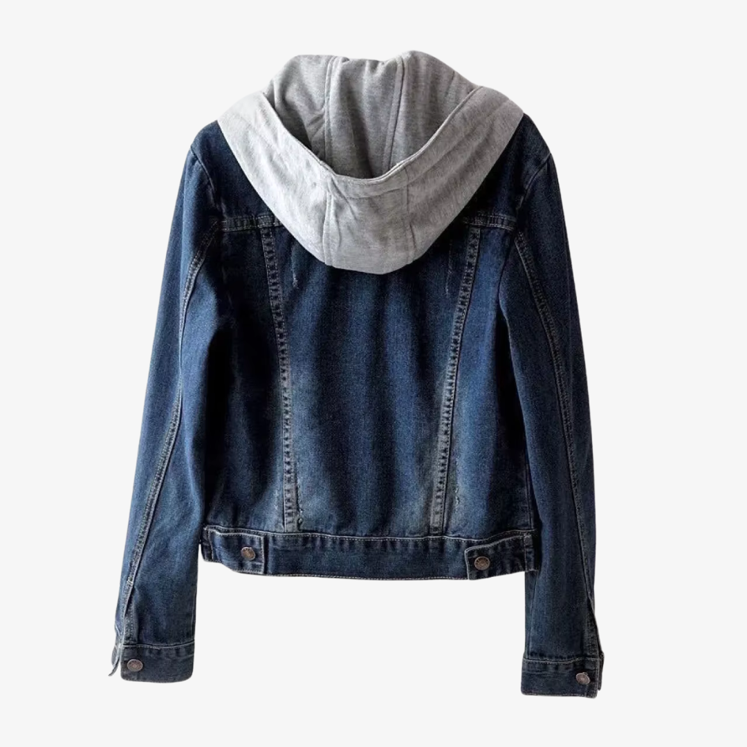Fashionable Short Denim Jacket for Ladies