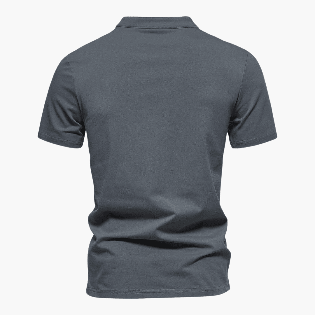 Comfortable V Neck Cotton Tee for Men