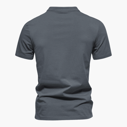 Comfortable V Neck Cotton Tee for Men