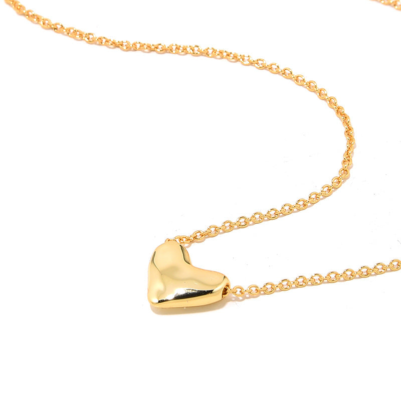 Elegant Silver Gold Chain Pendant Necklace