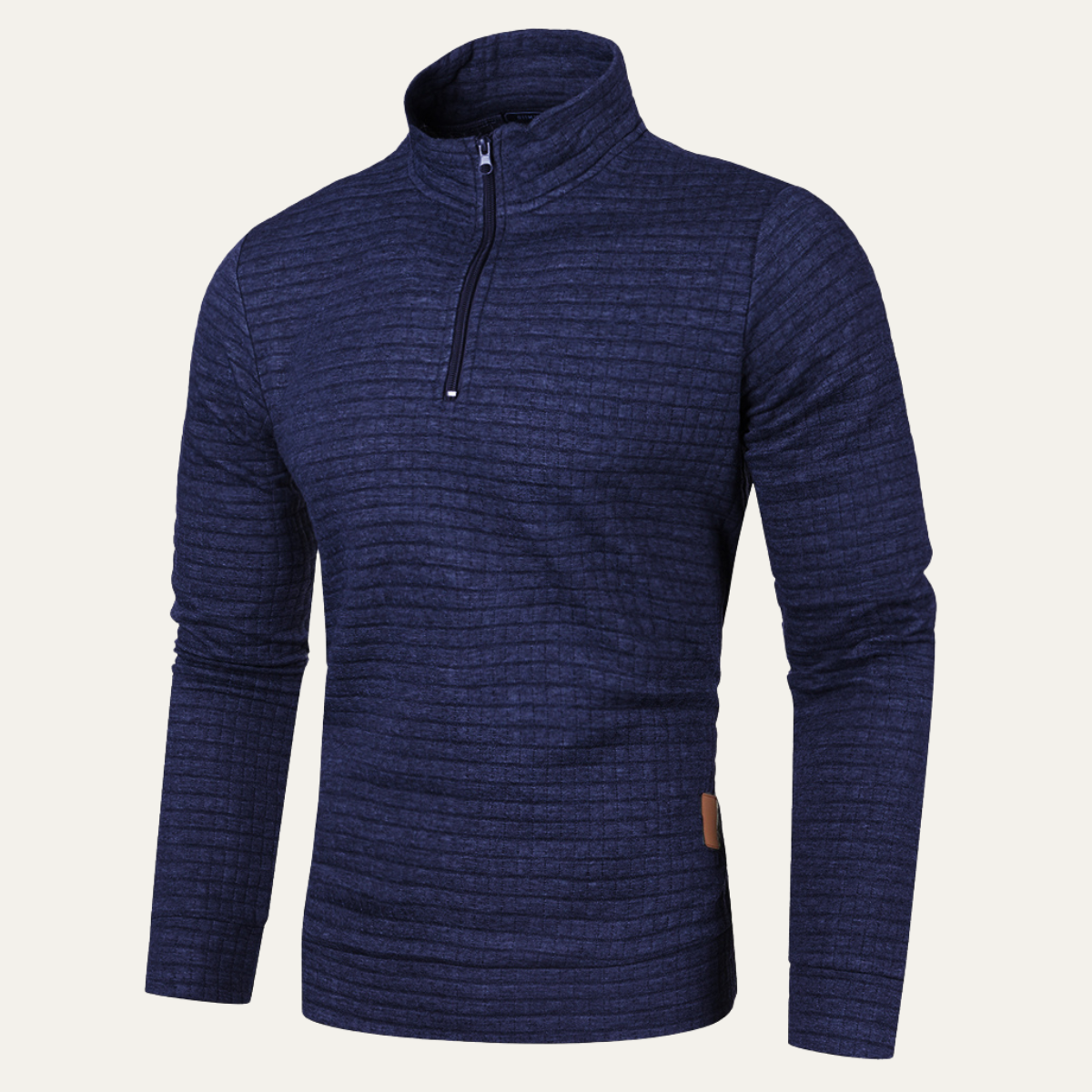 Comfortable Men's Breathable Quarter Zip Pullover Sweater