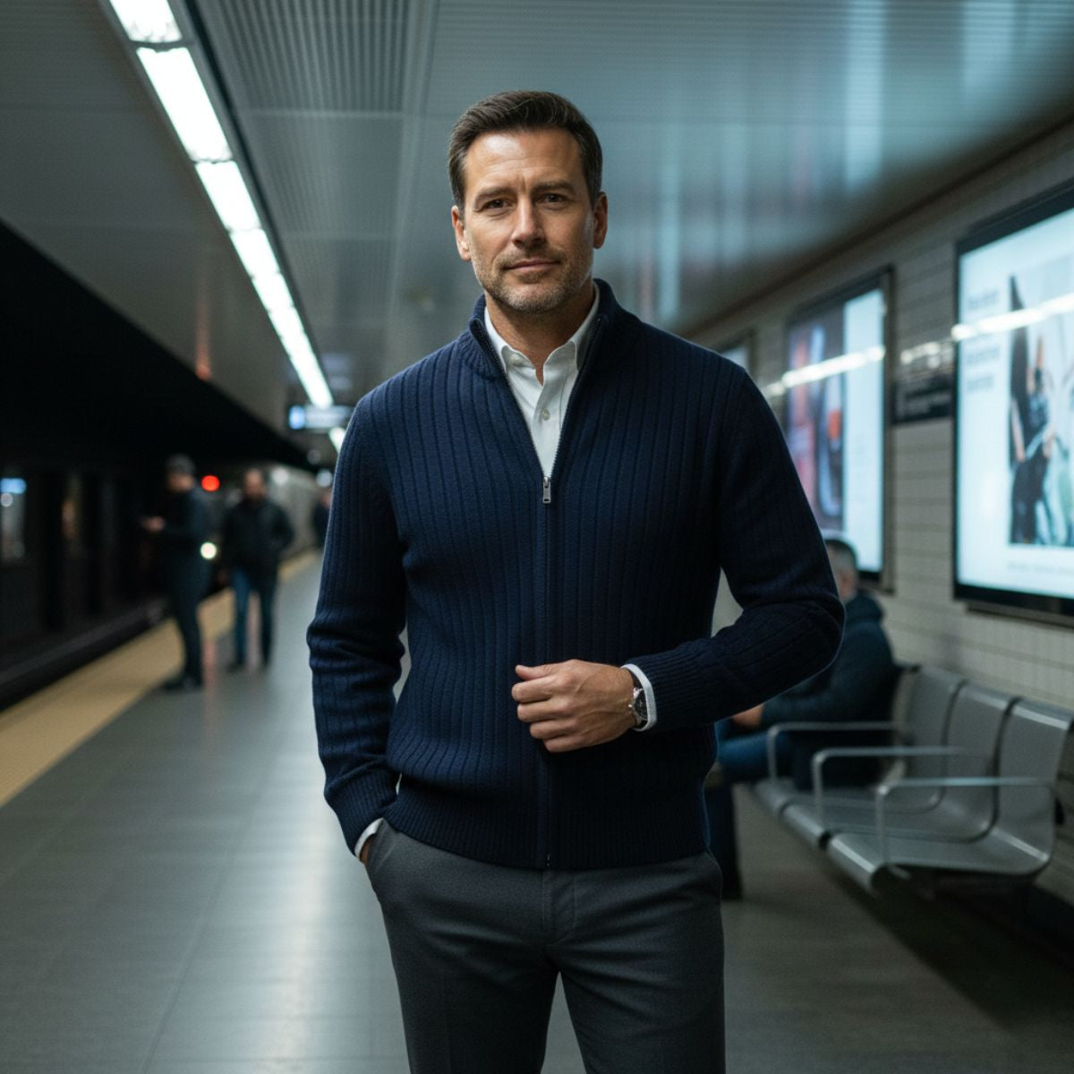 Premium Mens Wool Coat